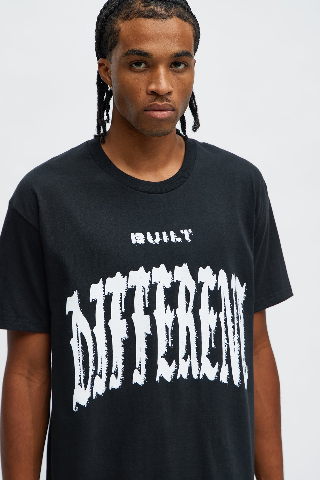 We Built Different Short Sleeve Tee - Black
