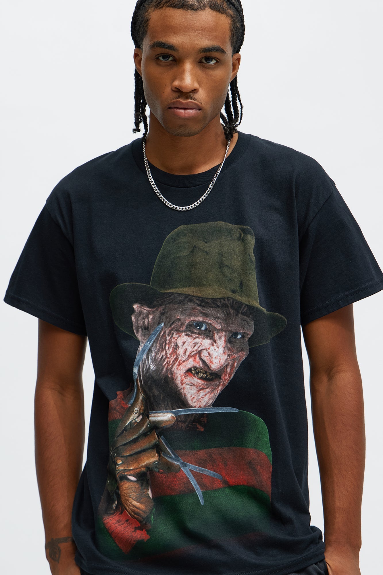 Nightmare On Elm Street Freddy I Am Eternal Short Sleeve Tee - Black