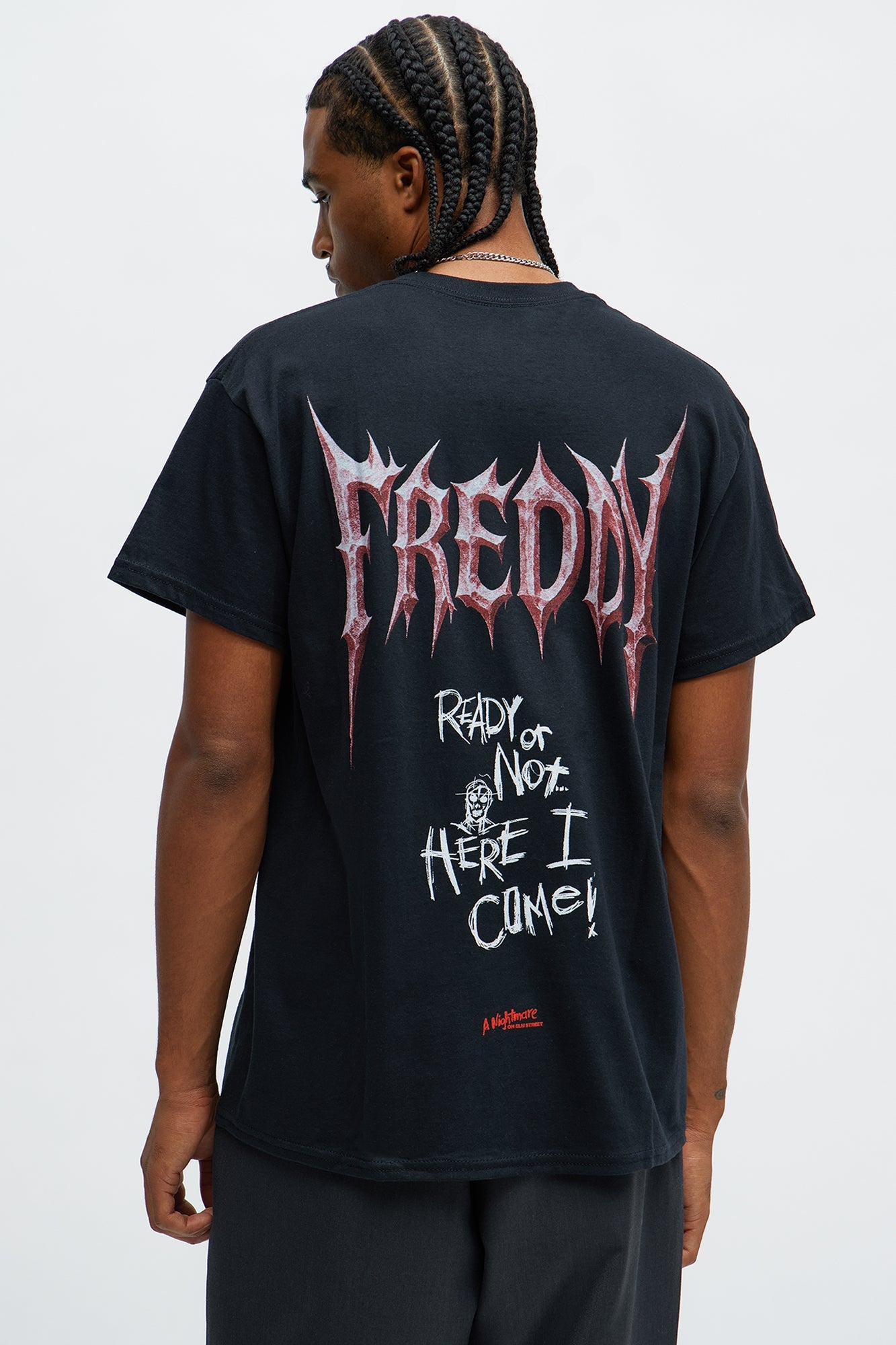 Nightmare On Elm Street Freddy I Am Eternal Short Sleeve Tee - Black