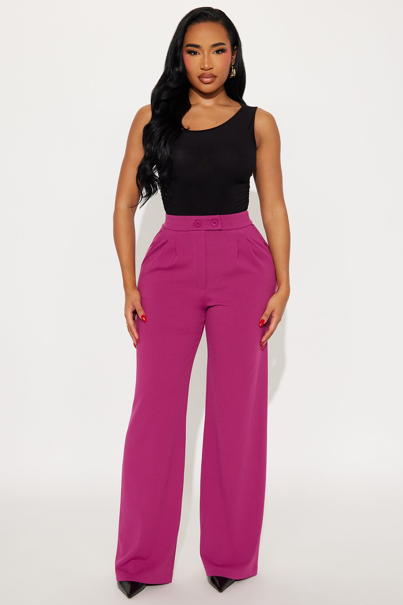 Feeling Focused Trouser - Raspberry