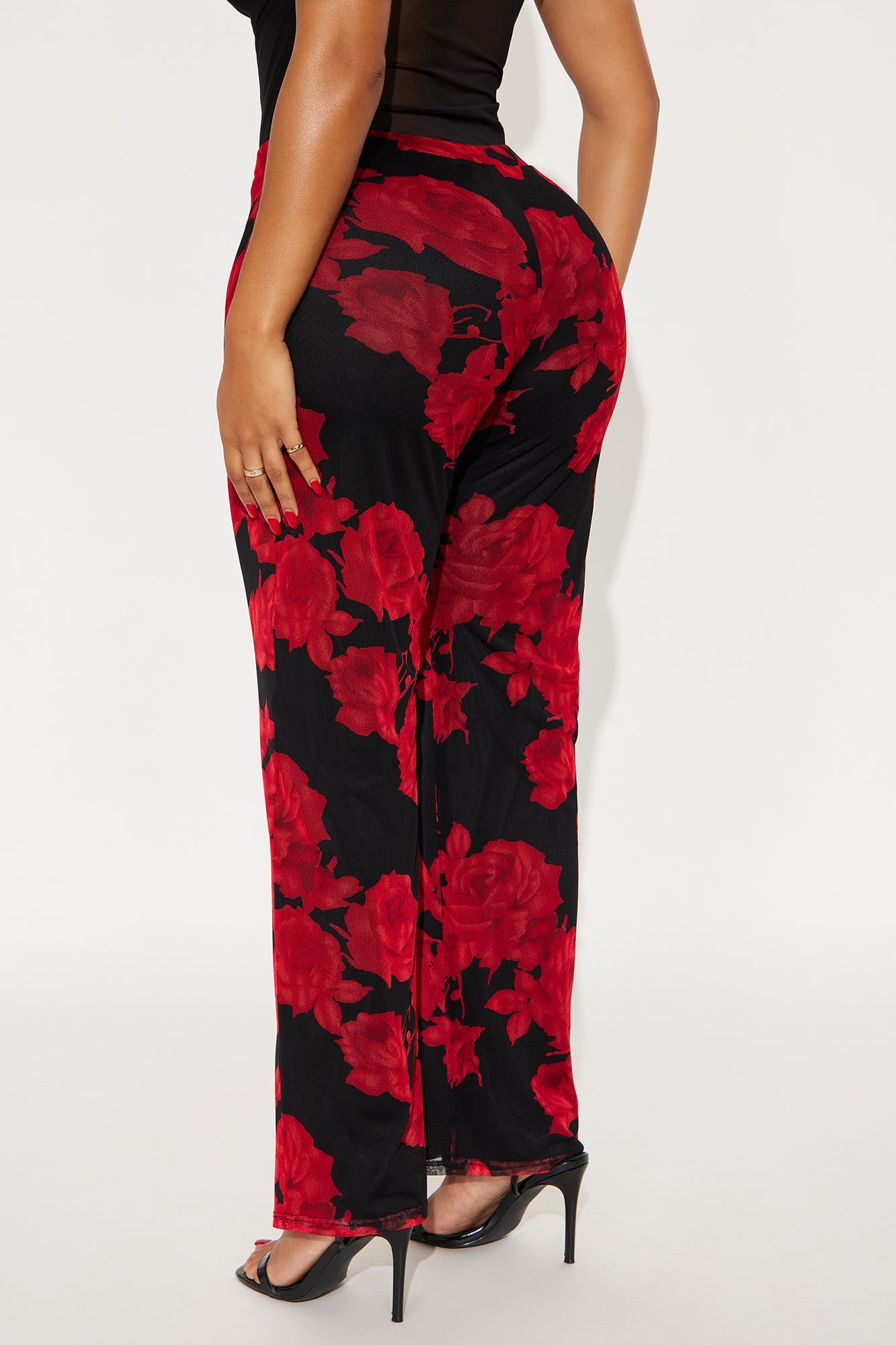 Indie Floral Mesh Pant 33″ - Black/combo