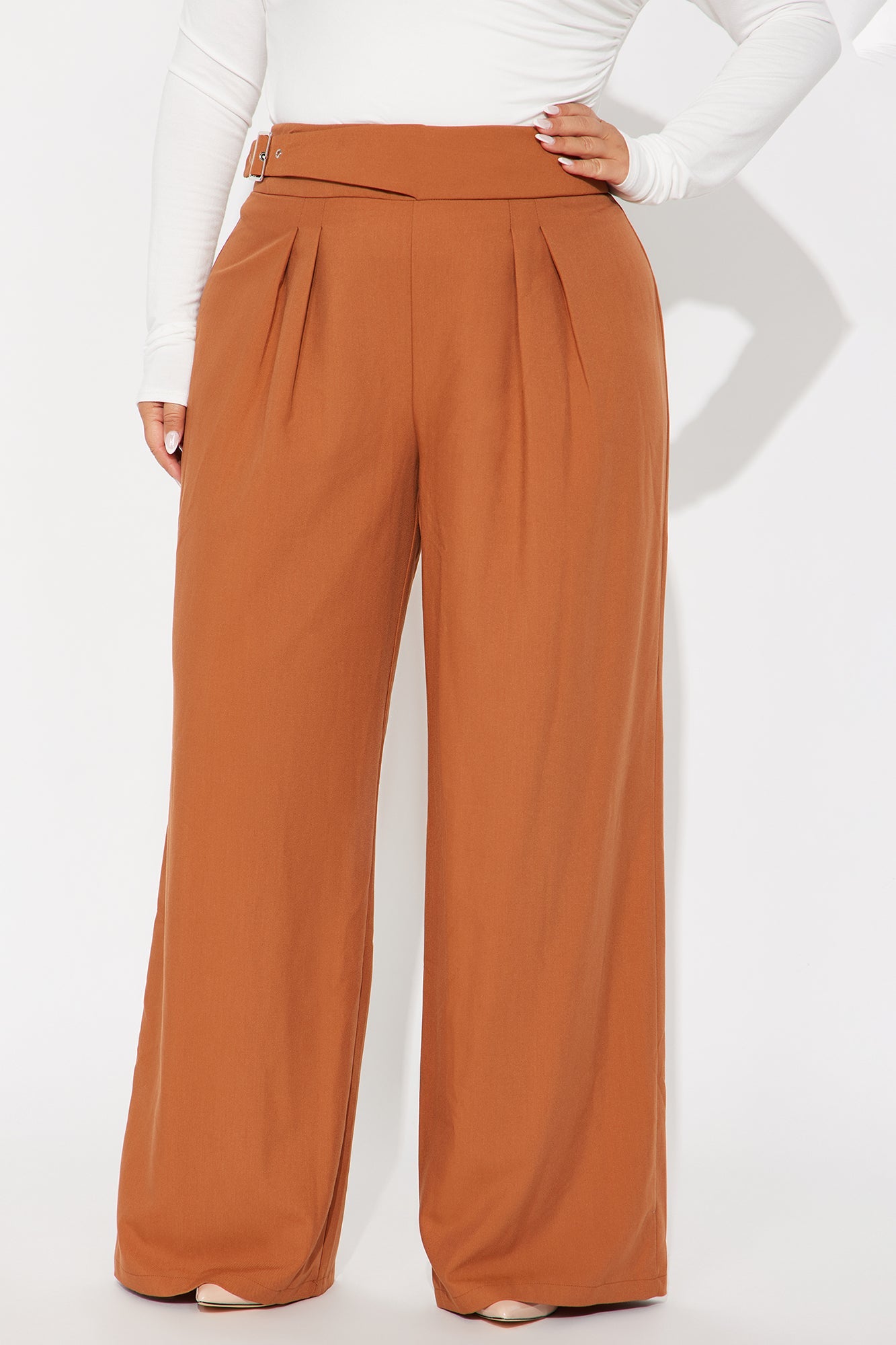 Different Standards Wide Leg Trouser Pant - Rust