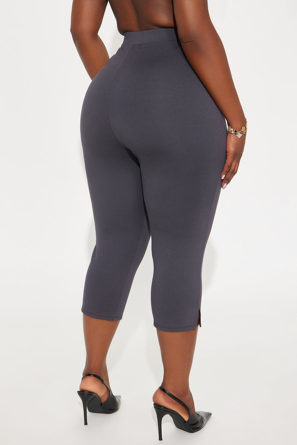 All My Potentials Capri Legging - Charcoal