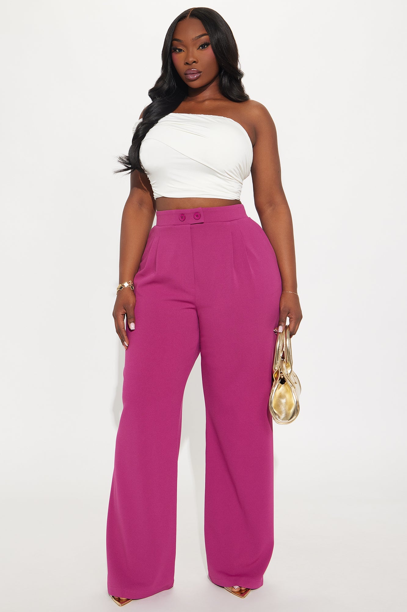 Feeling Focused Trouser - Raspberry