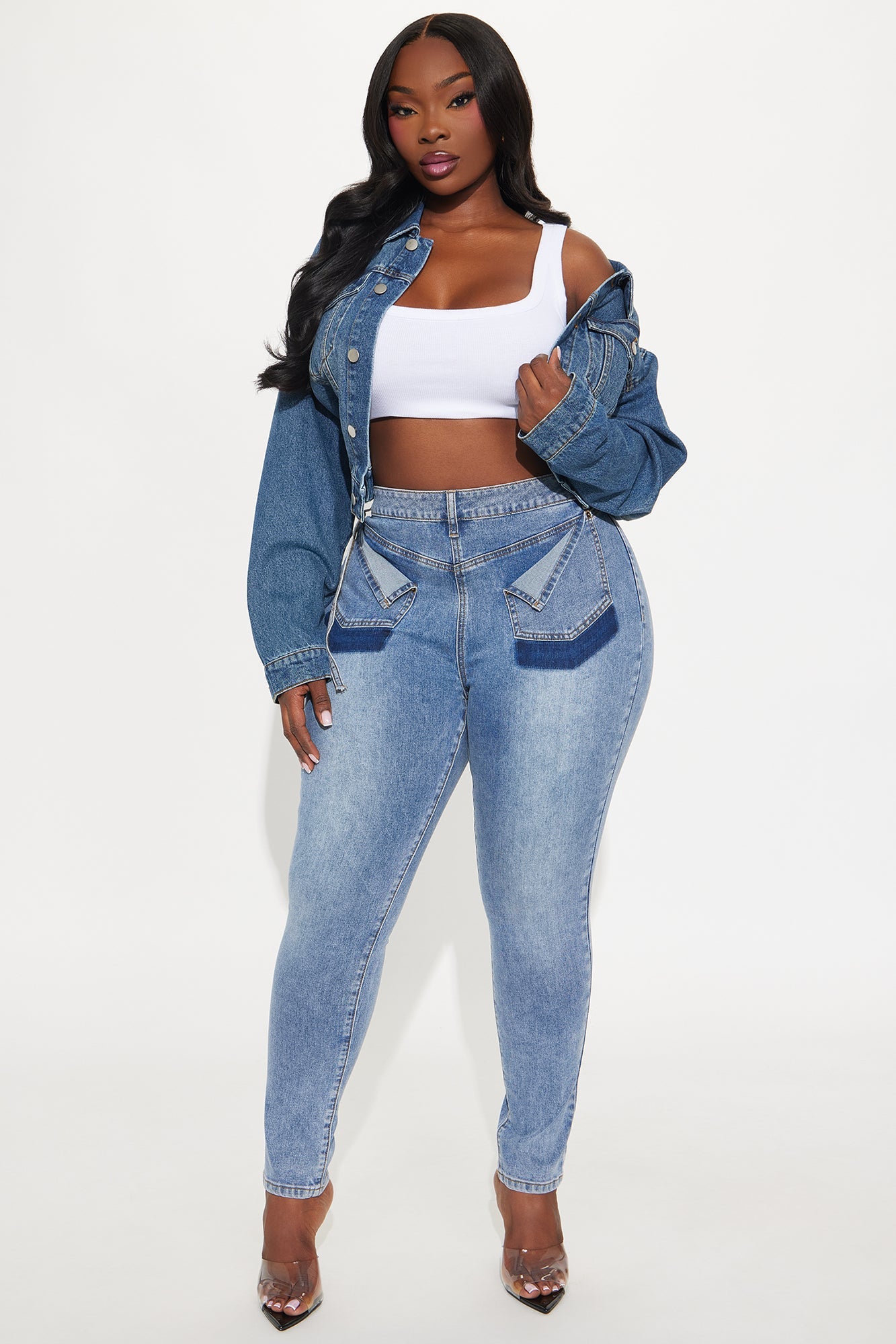 Polar Opposites Stretch Skinny Jean - Medium Wash
