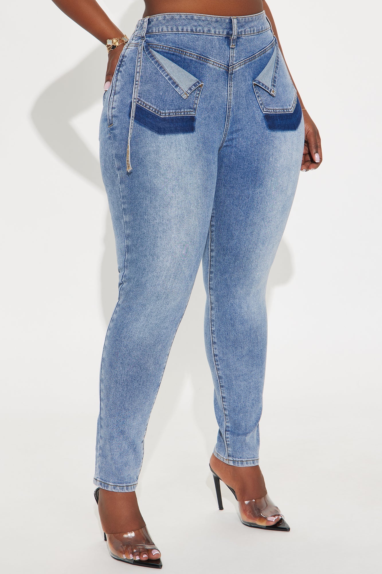 Polar Opposites Stretch Skinny Jean - Medium Wash