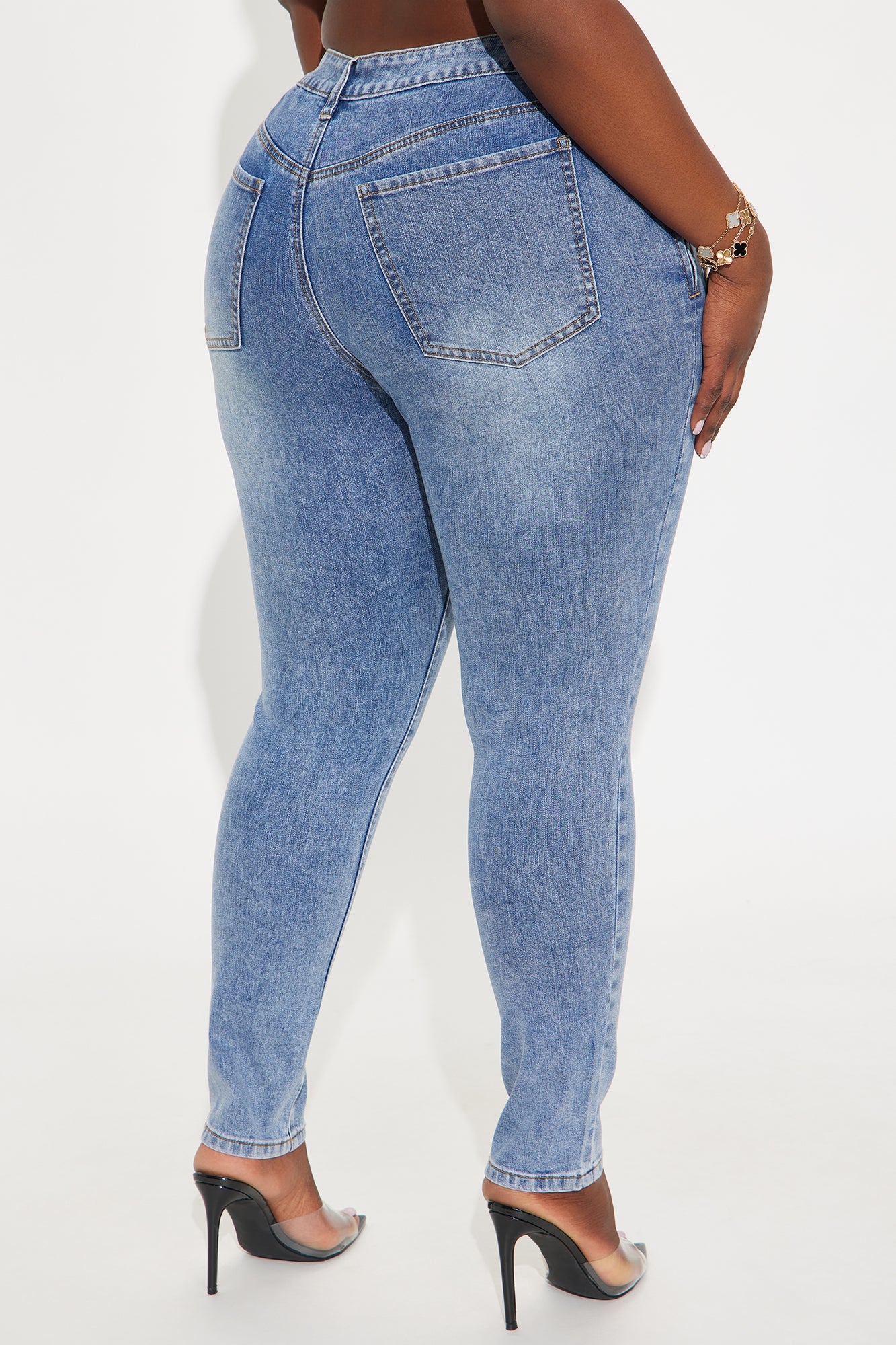 Polar Opposites Stretch Skinny Jean - Medium Wash
