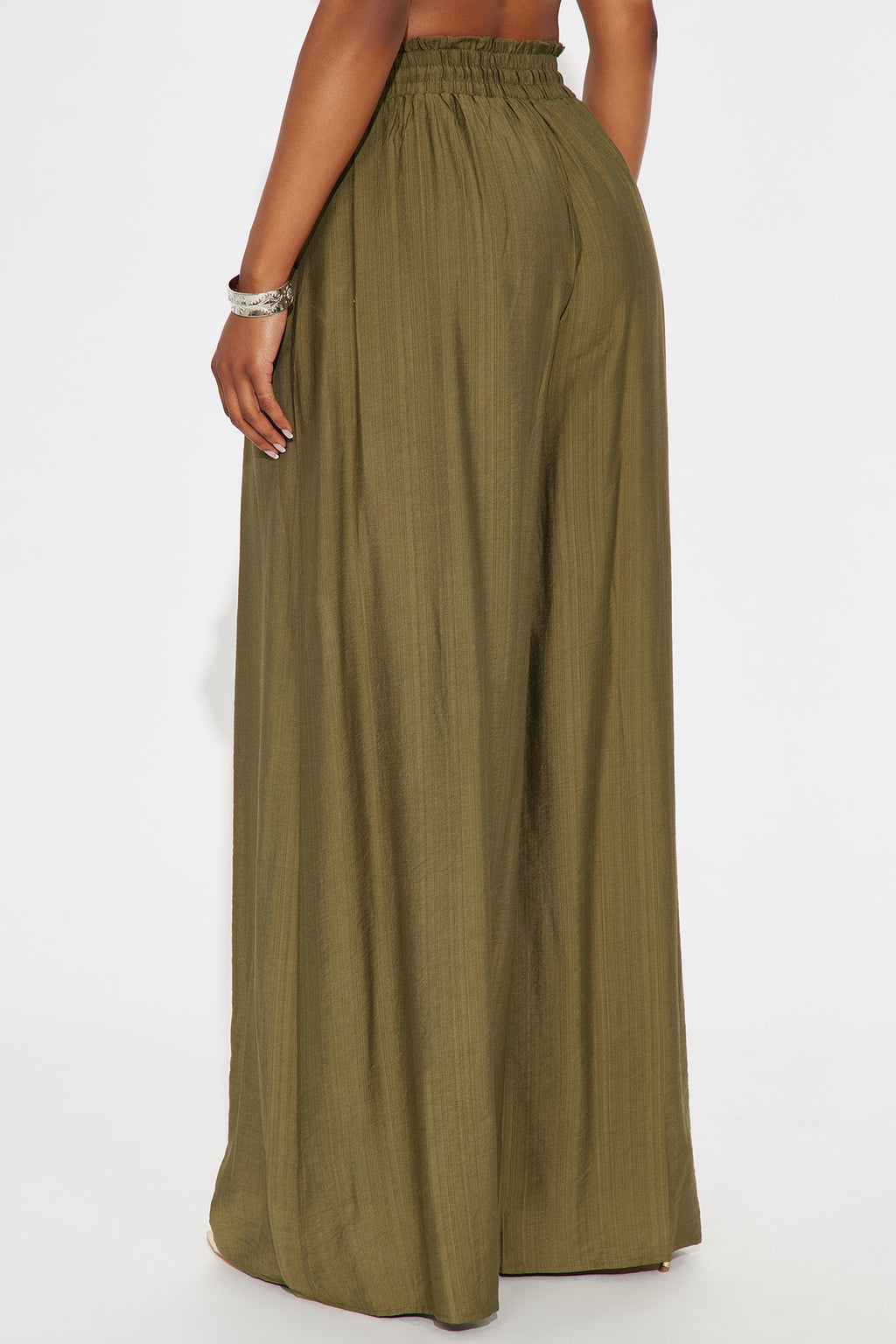 Meet At Sunset Wide Leg Pant - Olive