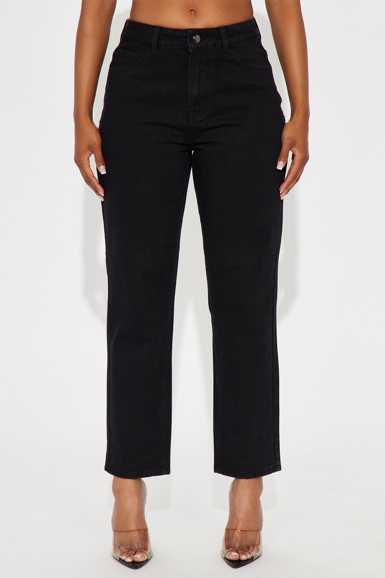 Forever Your Mom Jeans - Black