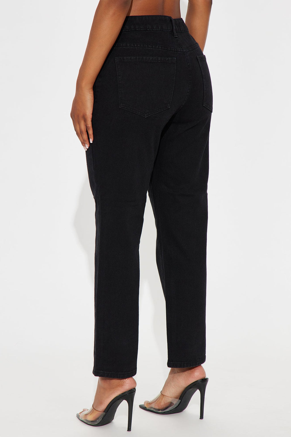 Forever Your Mom Jeans - Black