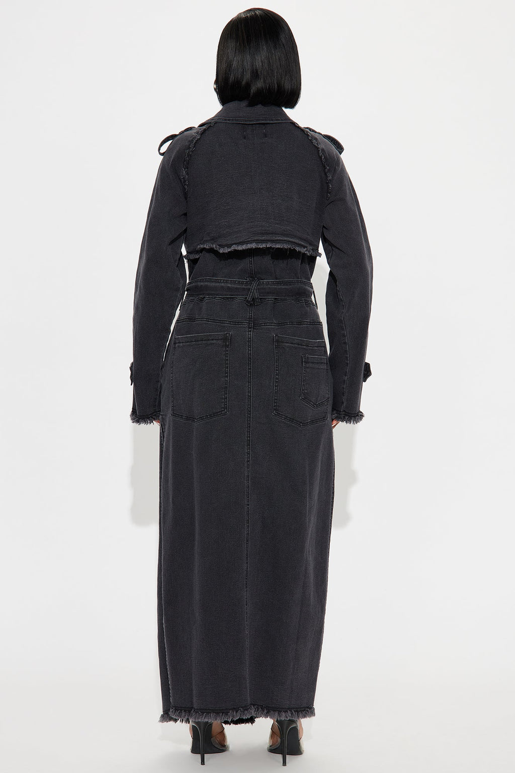 New York Days Denim Coat - Black Wash