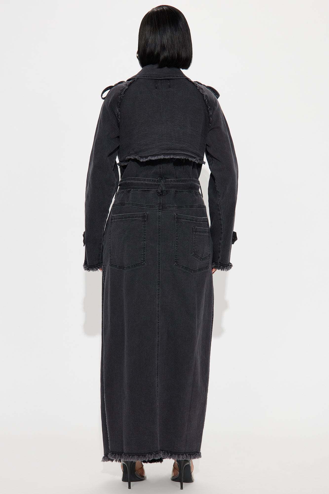New York Days Denim Coat - Black Wash