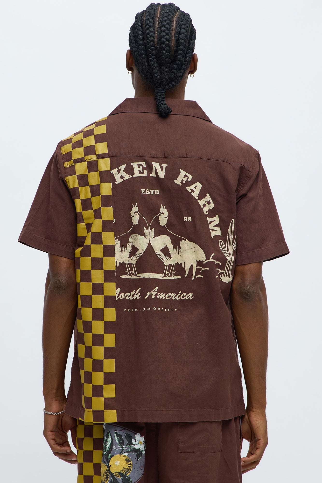Groves Short Sleeve Button Up Shirt - Dark Brown