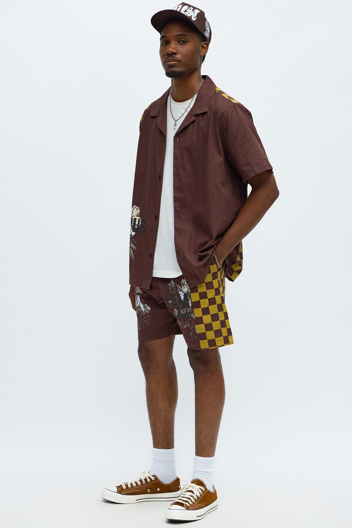 Groves Relaxed Drawstring Shorts - Dark Brown