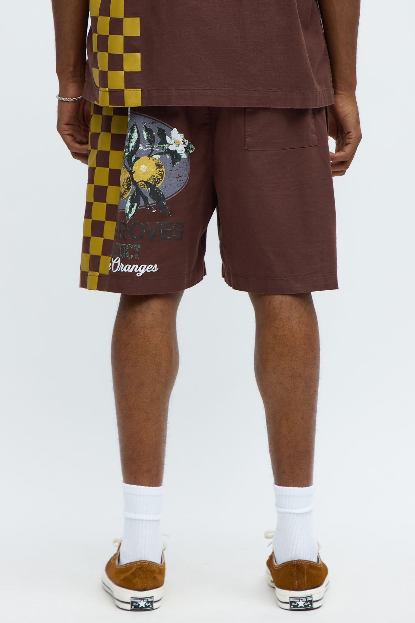 Groves Relaxed Drawstring Shorts - Dark Brown