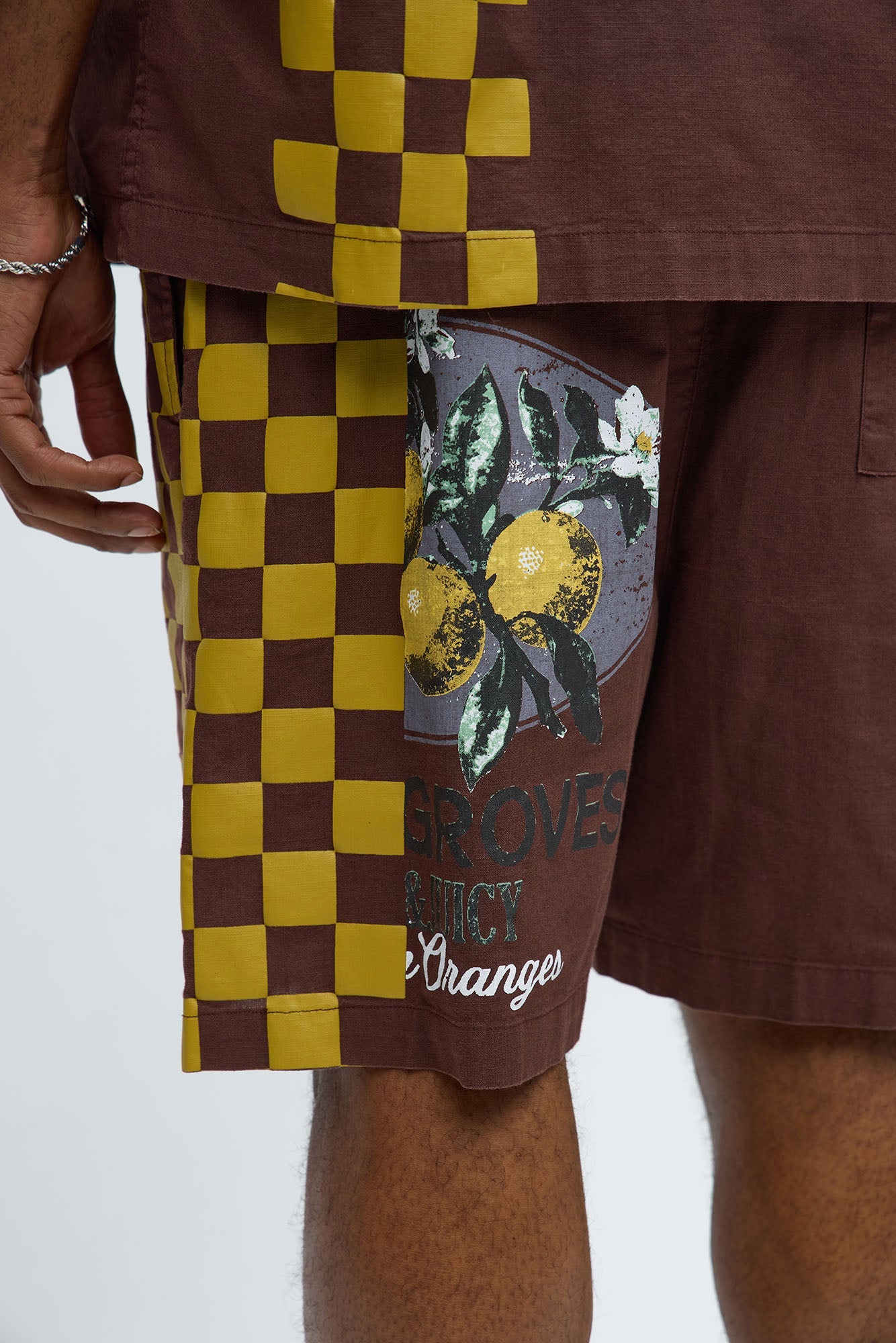 Groves Relaxed Drawstring Shorts - Dark Brown