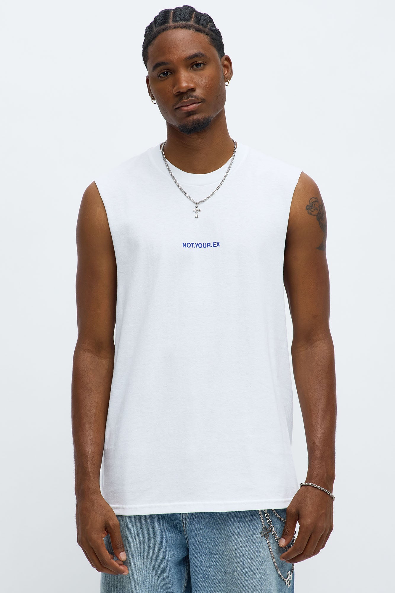 IAMYOURNEXT Muscle Tee - White