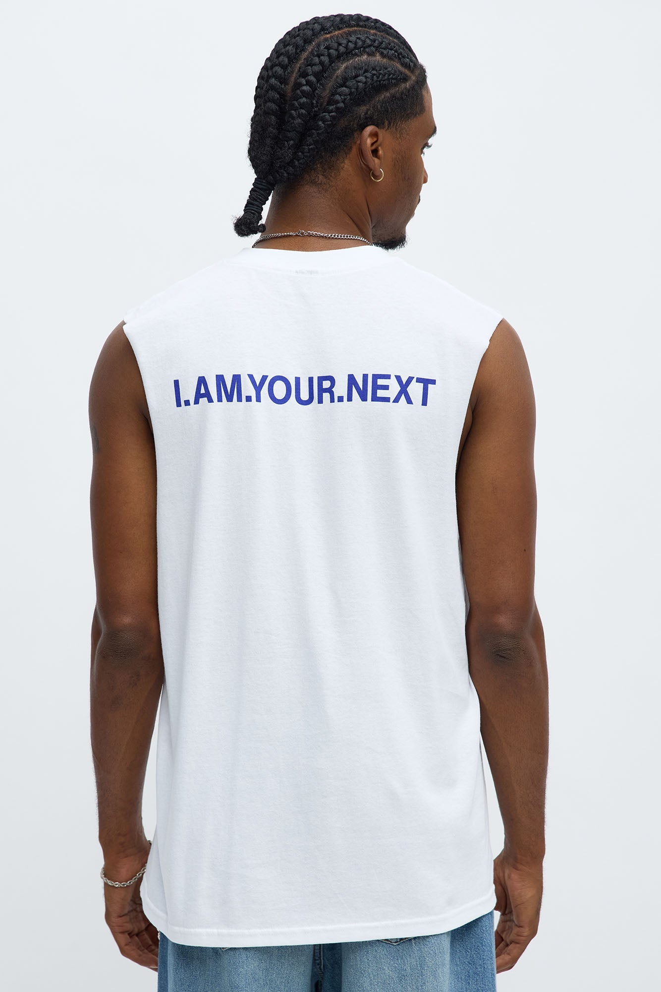 IAMYOURNEXT Muscle Tee - White