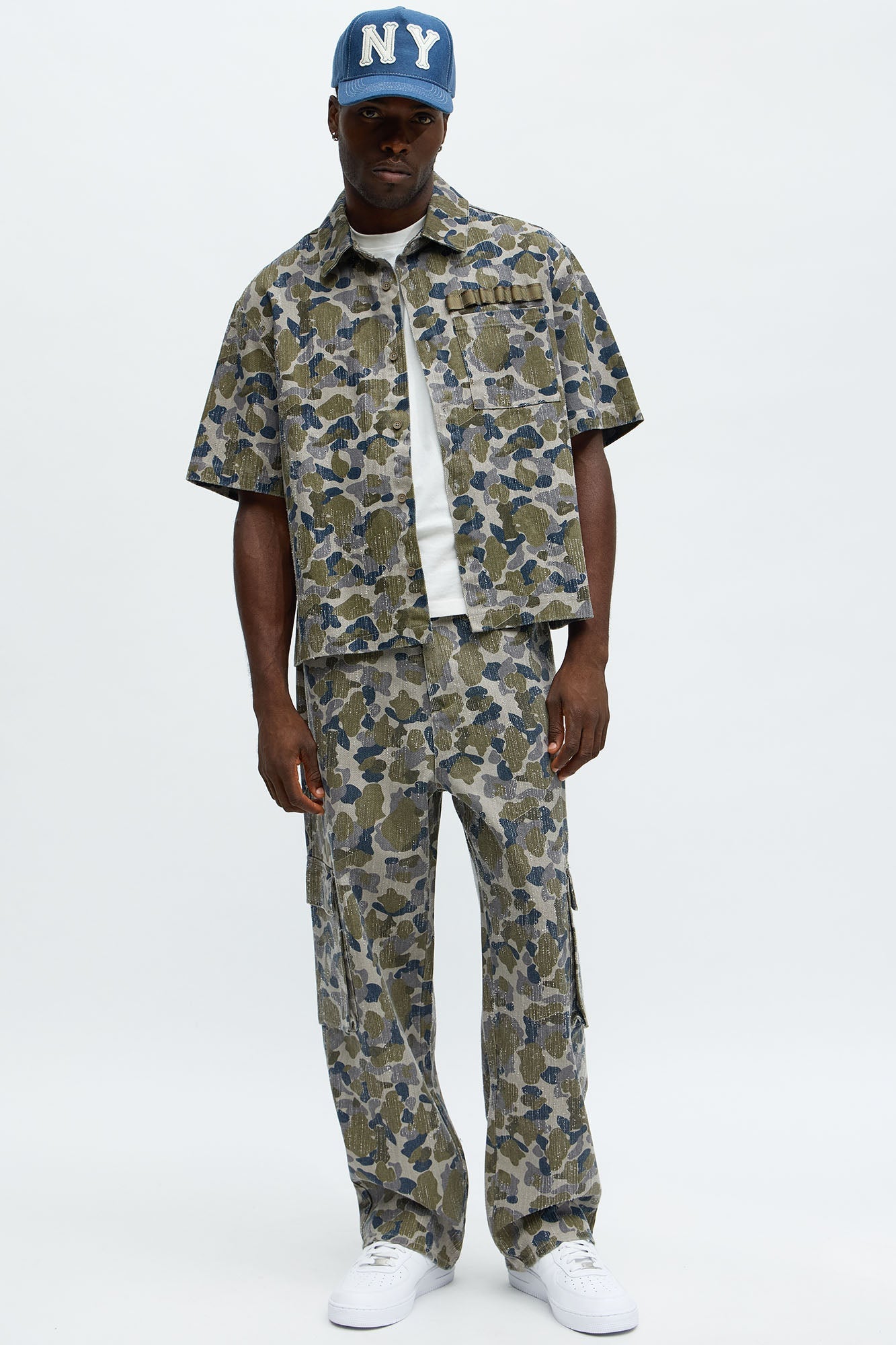 Baggy Urban Opps Camo Cargo Pants - Camouflage