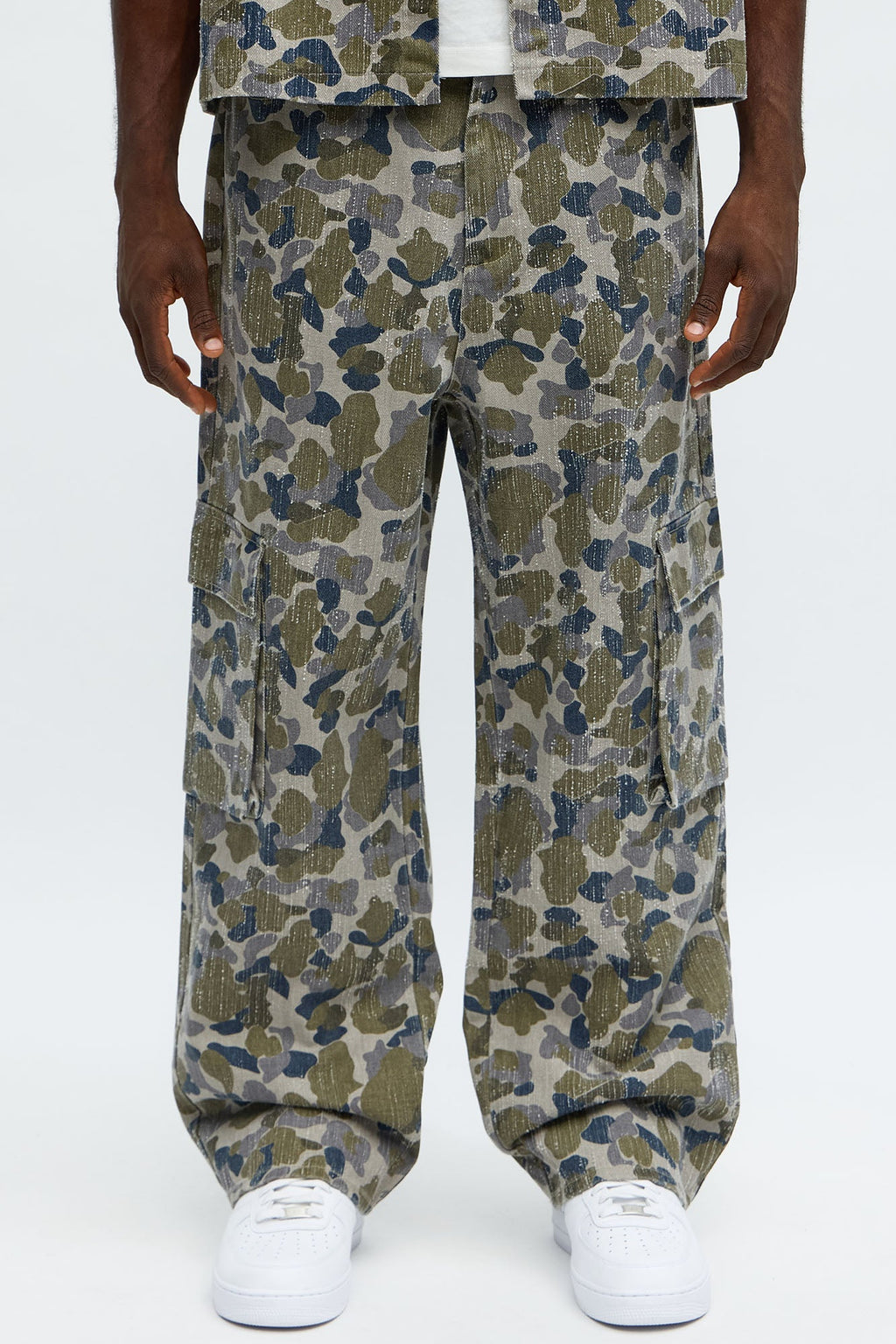 Baggy Urban Opps Camo Cargo Pants - Camouflage
