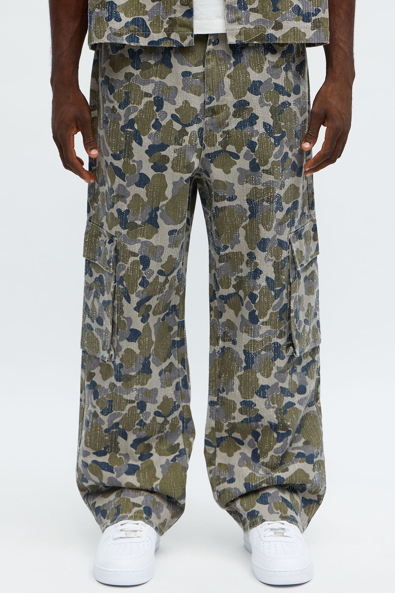 Baggy Urban Opps Camo Cargo Pants - Camouflage