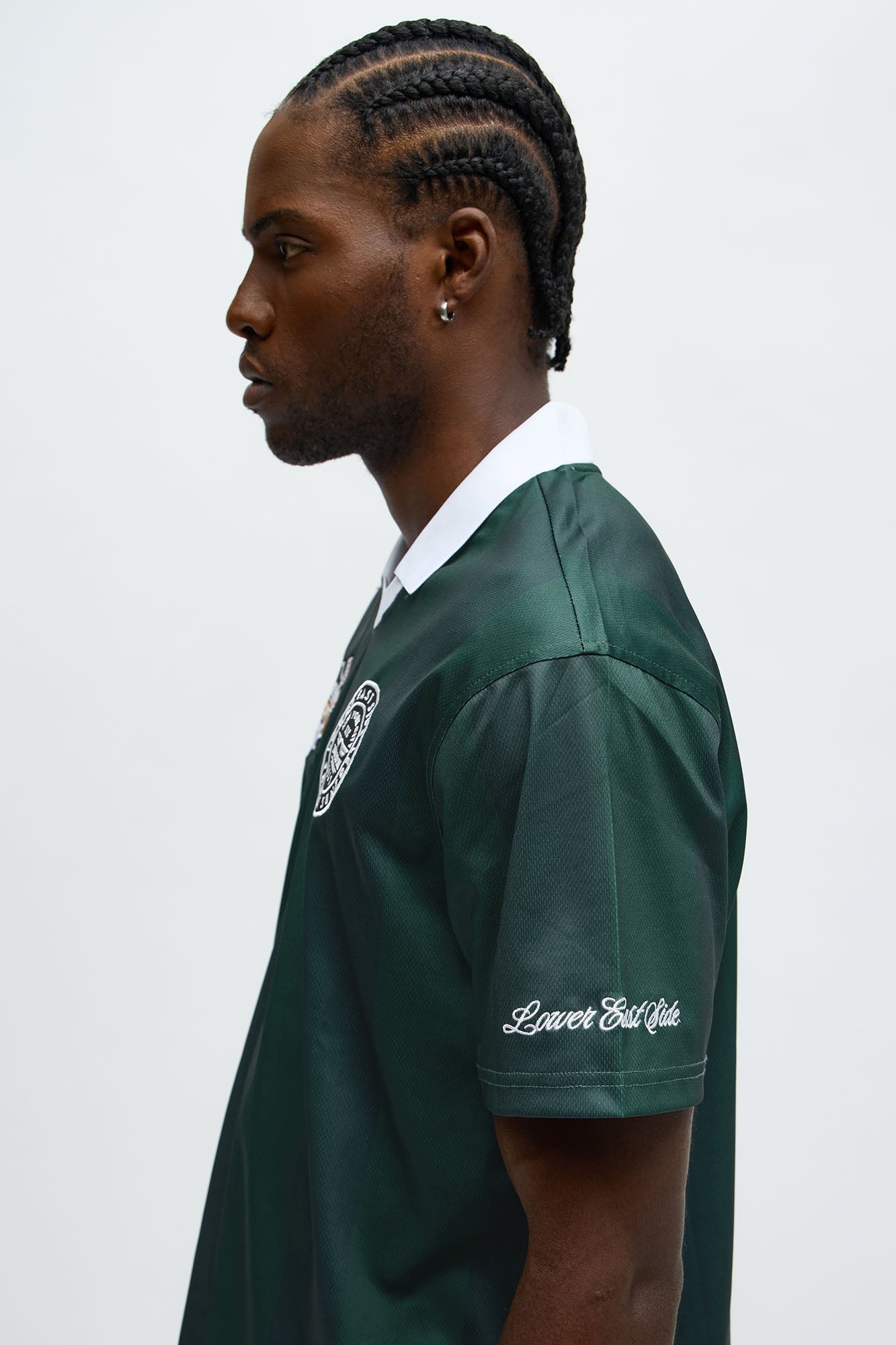 Play The Field Johnny Collar Jersey - Green/combo