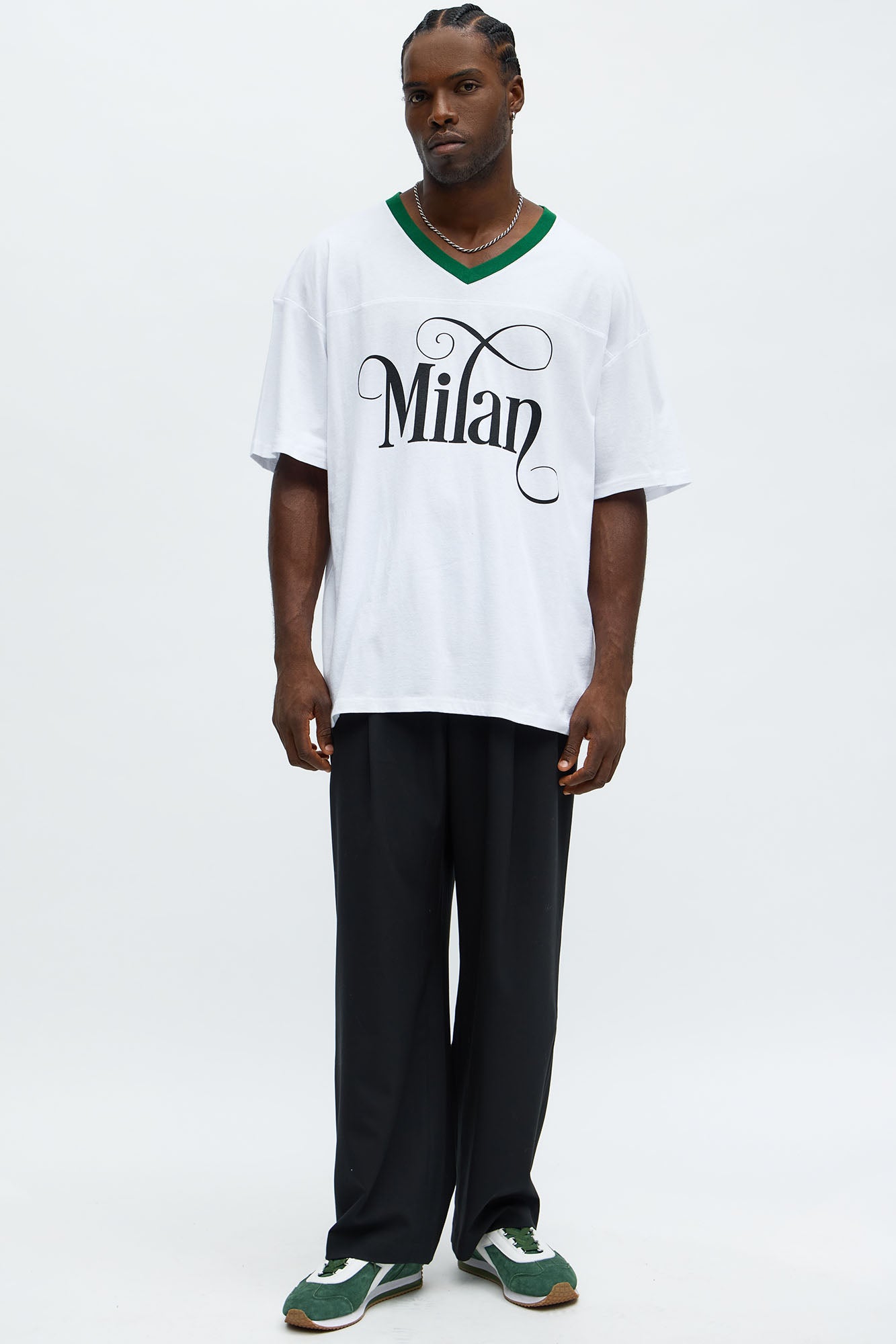 Milan Mood Jersey Tee - White