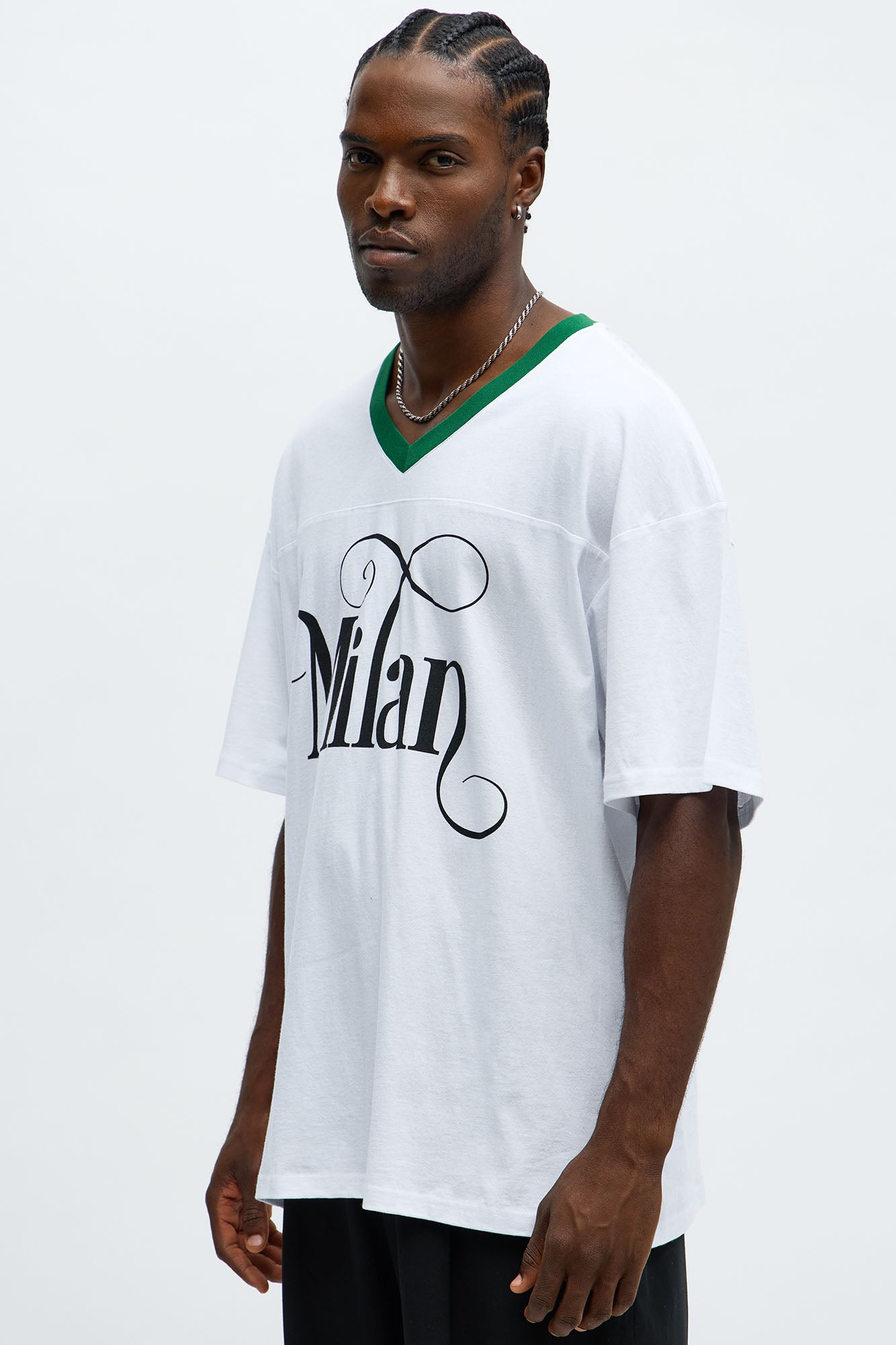 Milan Mood Jersey Tee - White