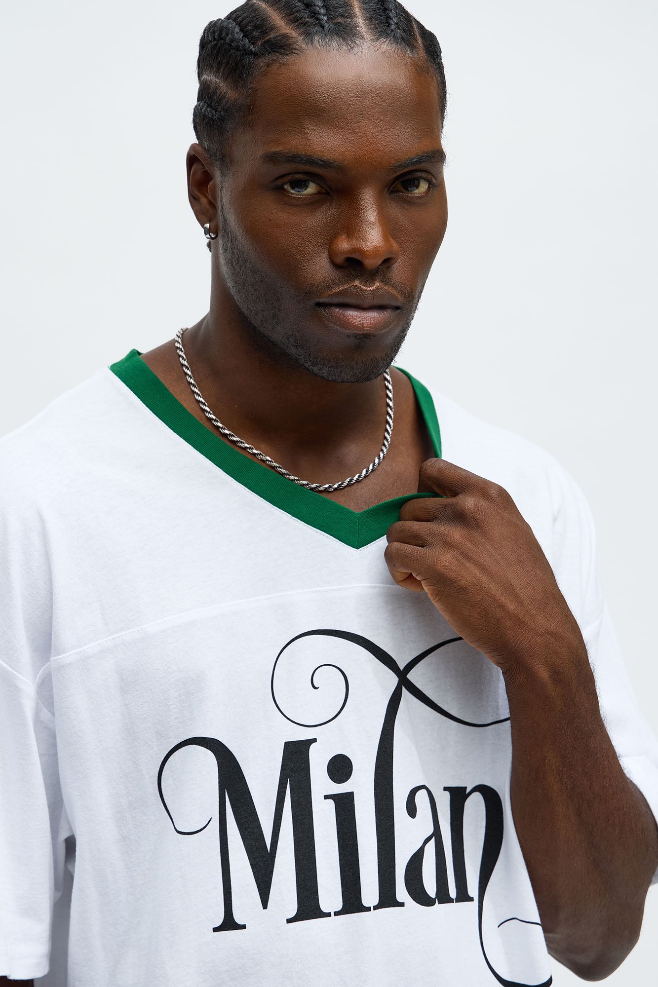 Milan Mood Jersey Tee - White