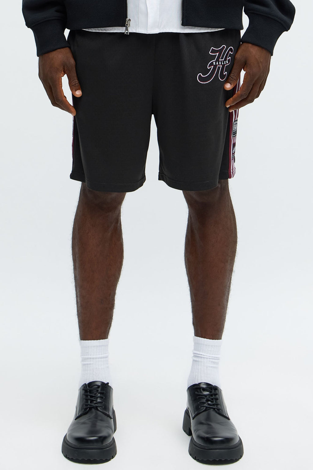 Relaxed H Button Short - Black