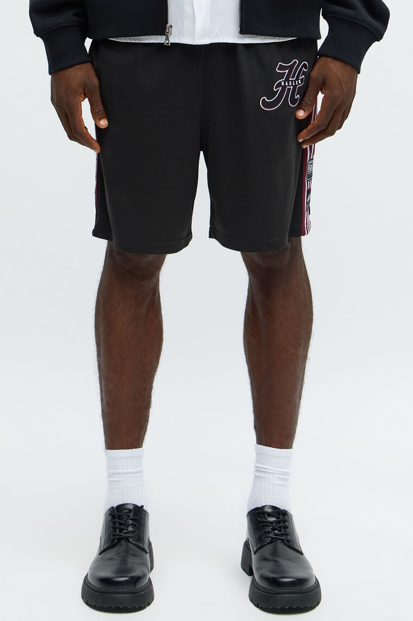 Relaxed H Button Short - Black