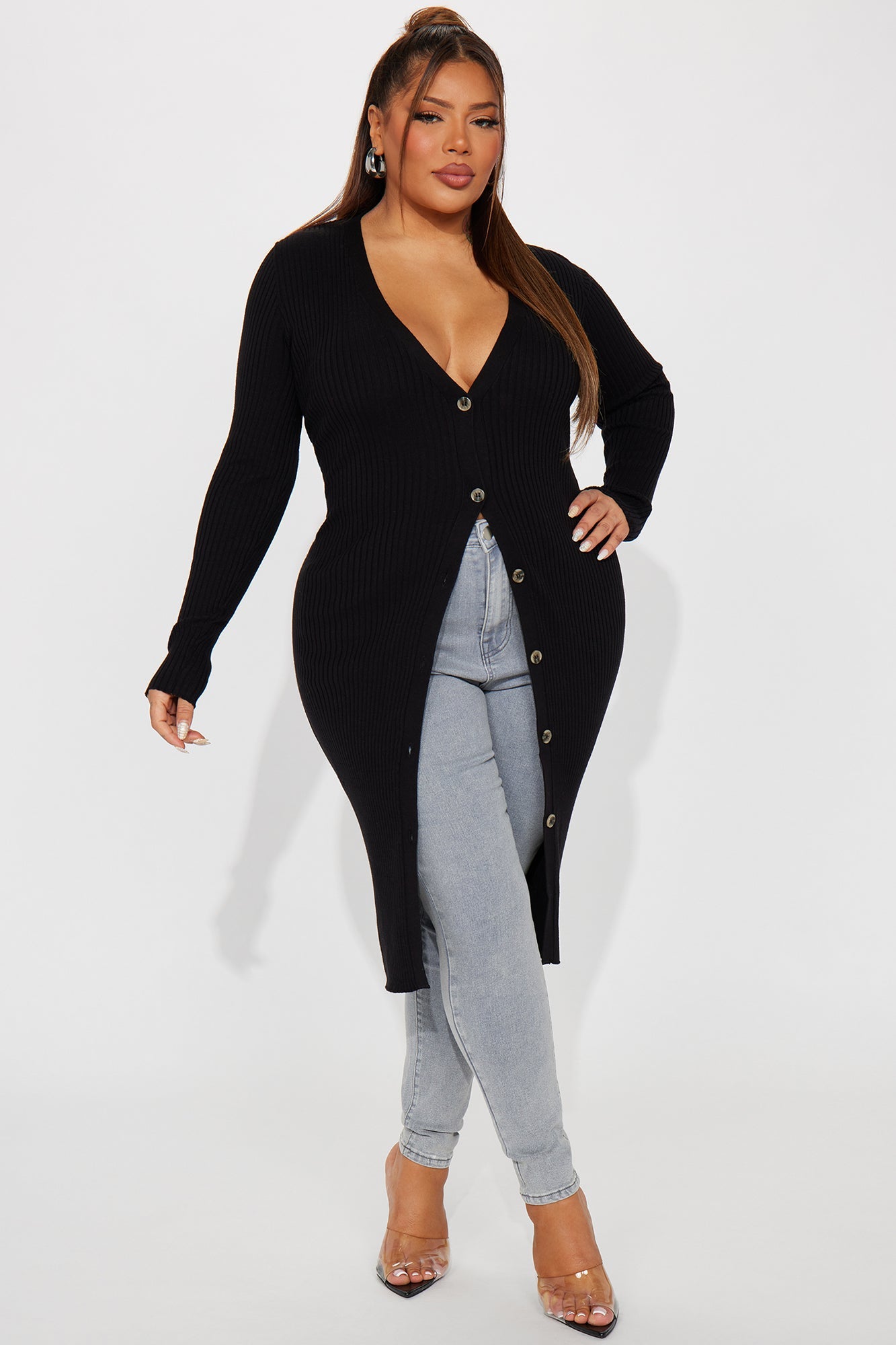 Rissa Cardigan Sweater - Black