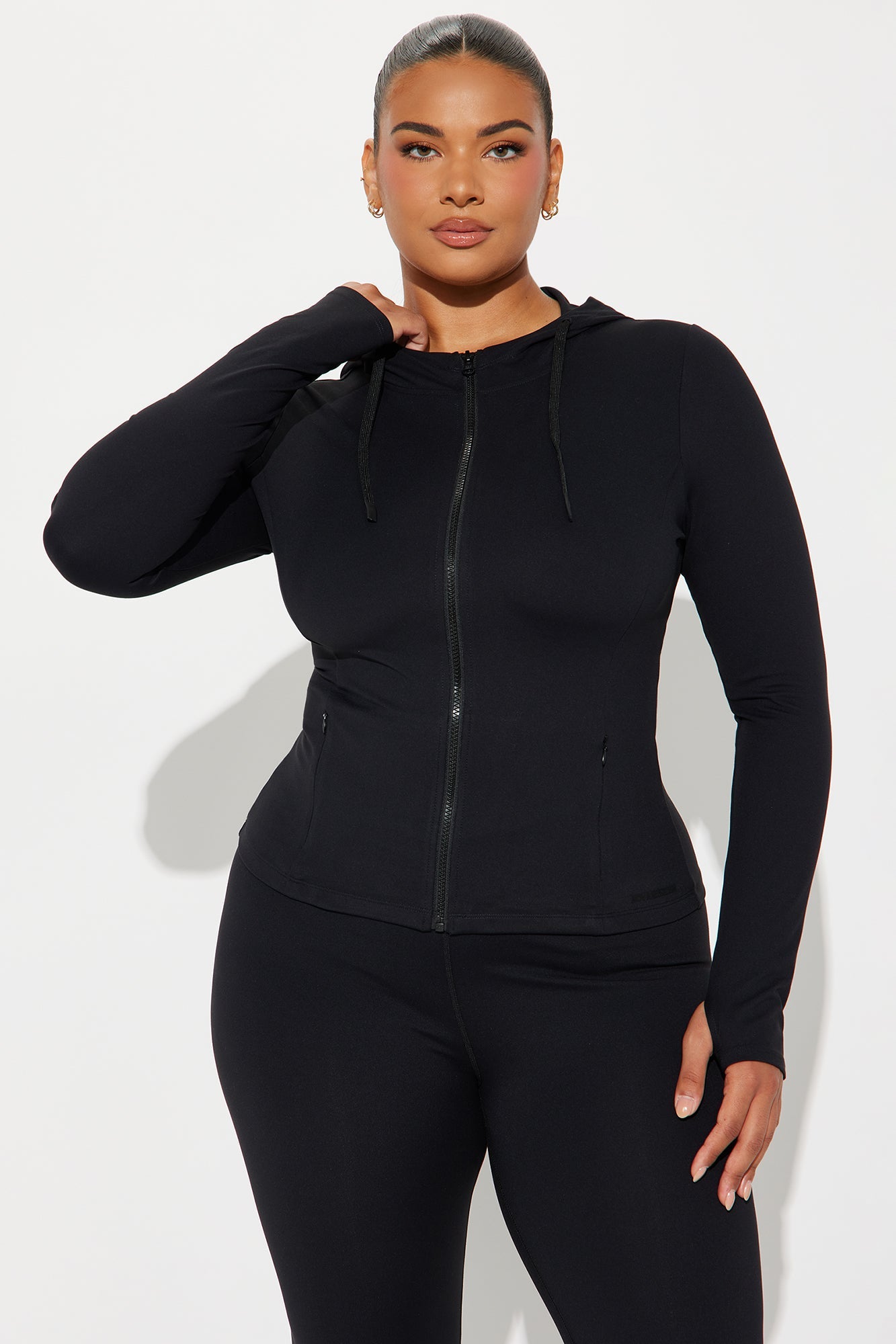 Alignment Super Soft Active Jacket - Black