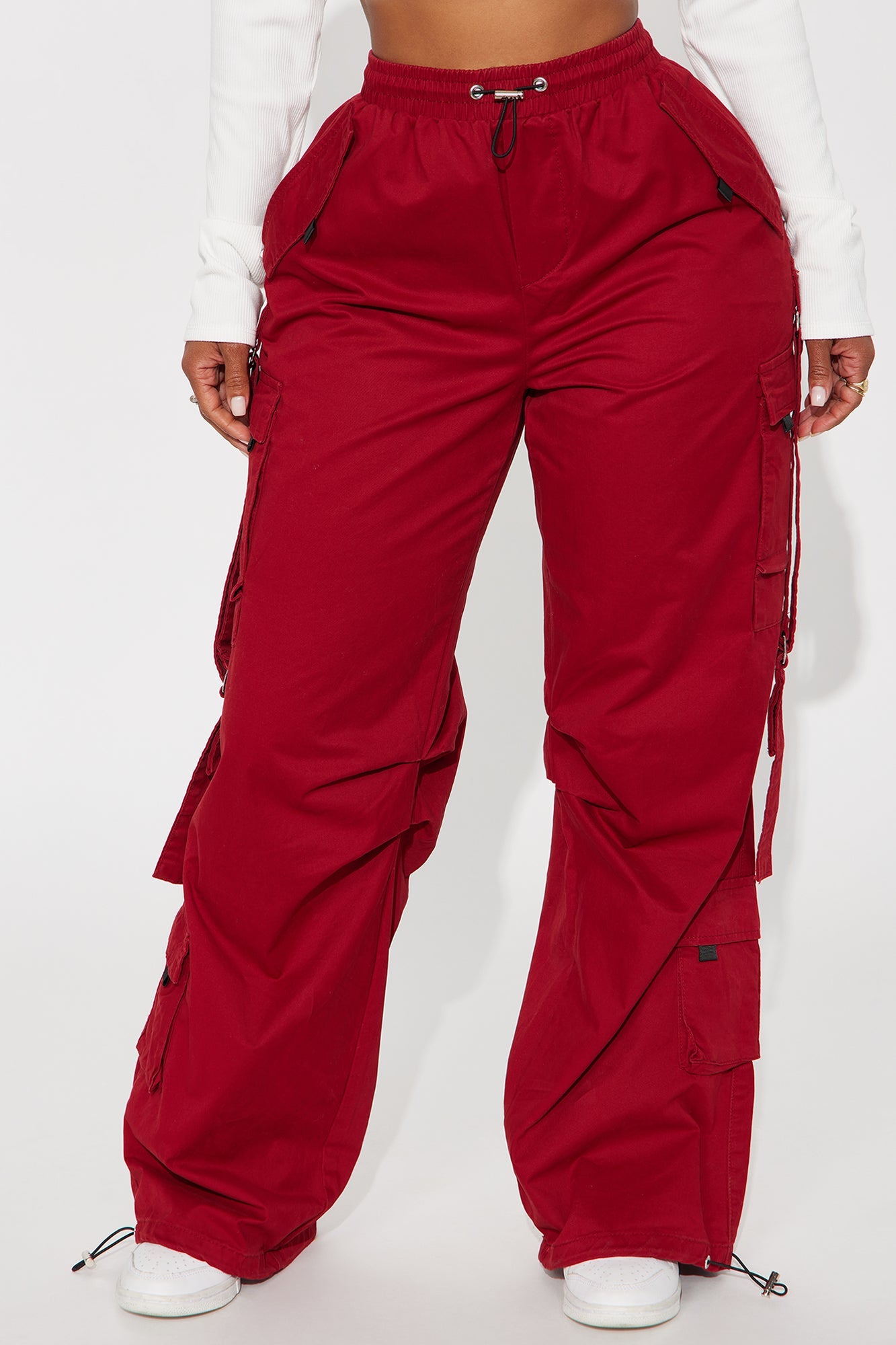 Don't Mess Around Cargo Pant - Red