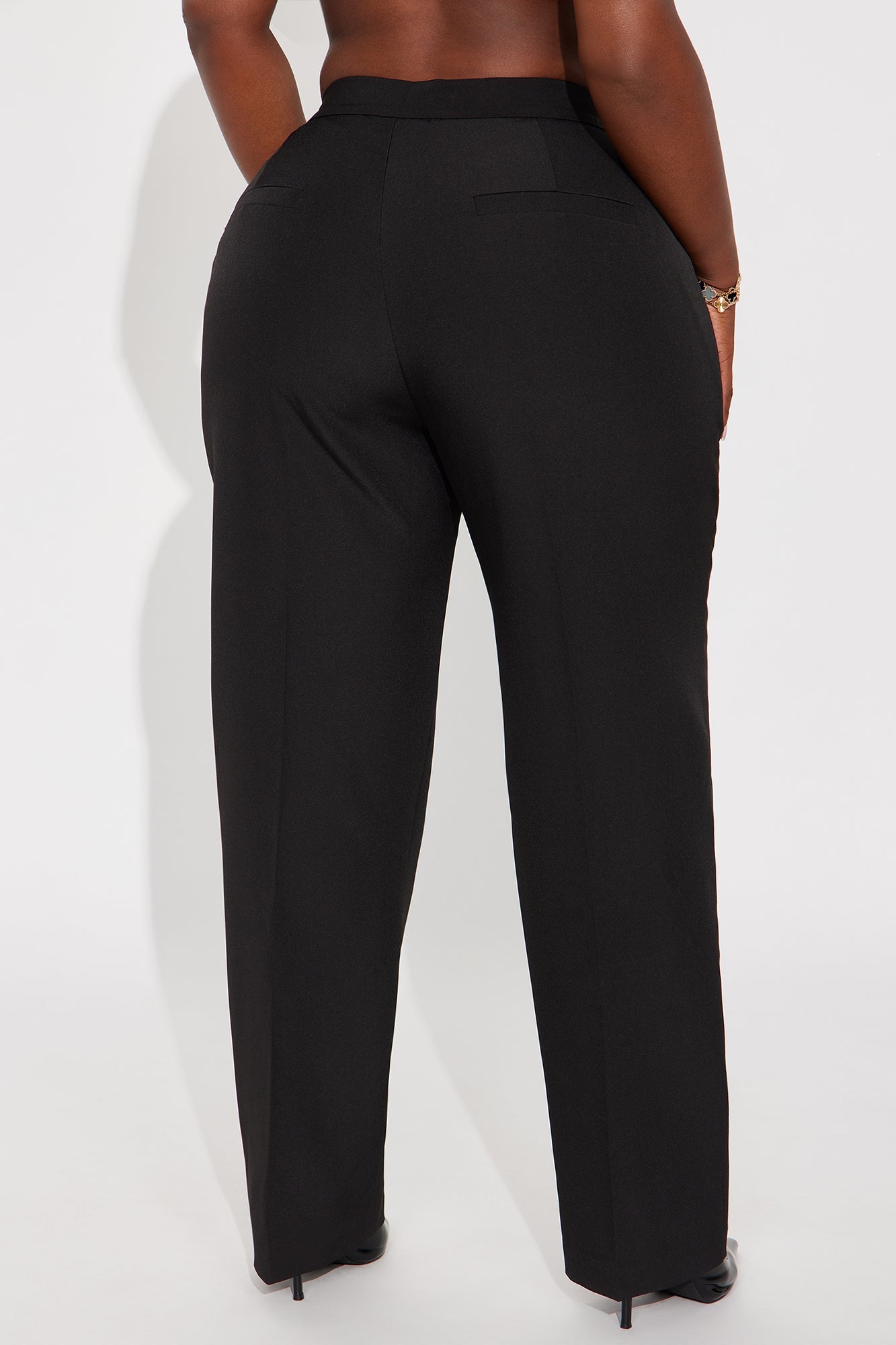 Nikki Skinny Leg Trouser Pant 30″ - Black
