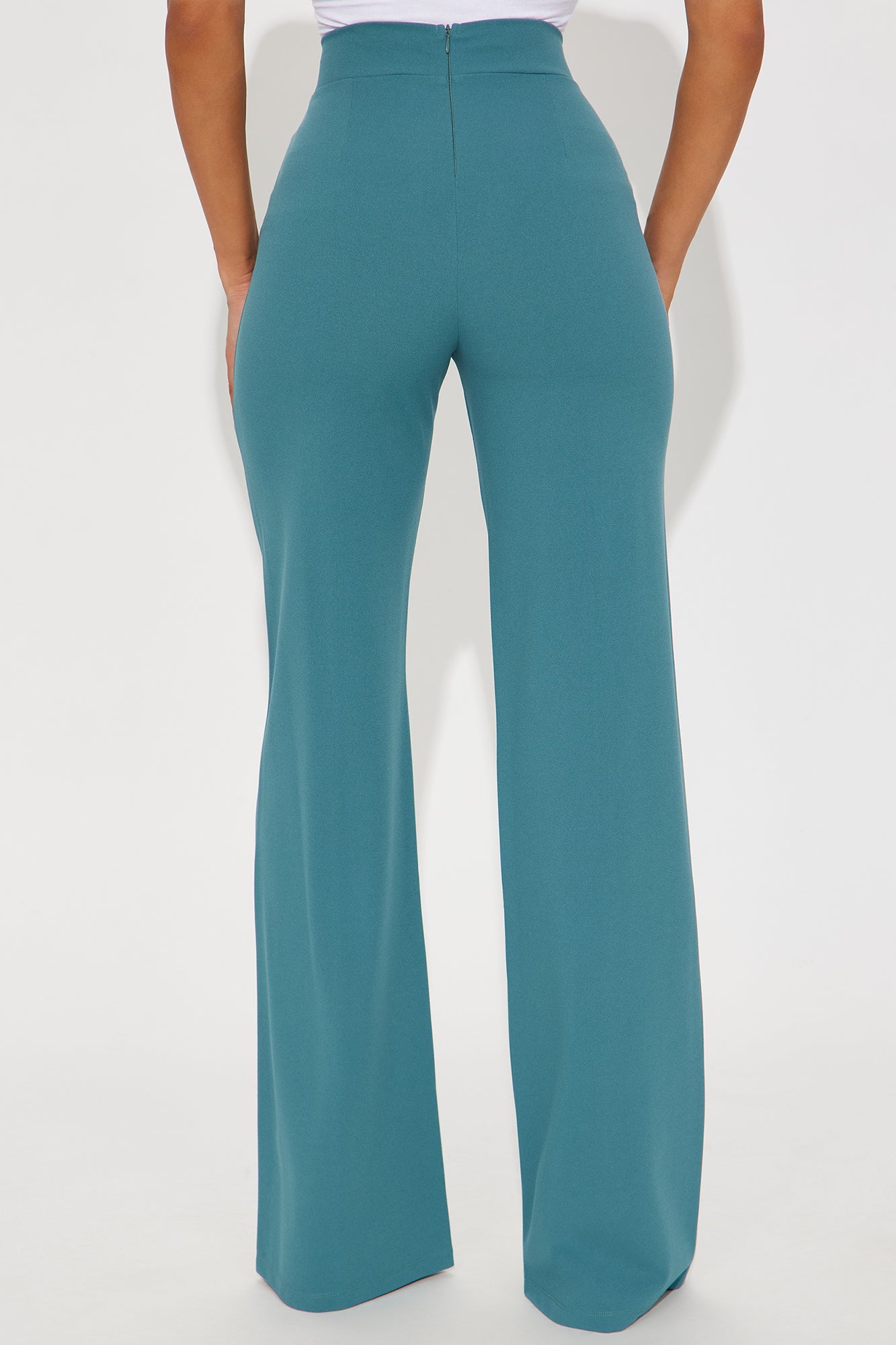 Call It Even Wide Leg Dress Pants - Jade