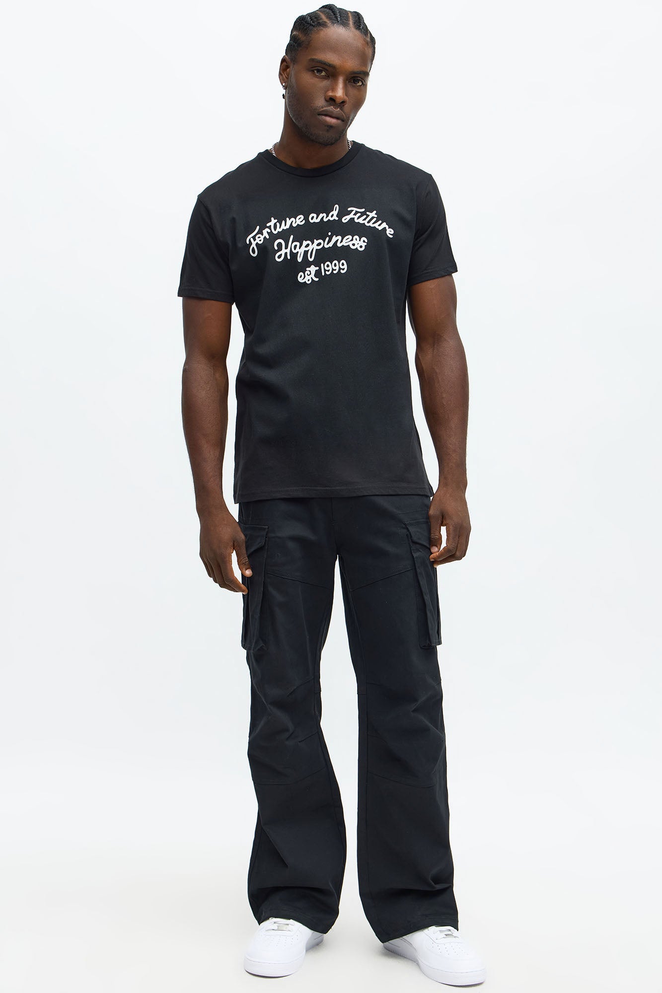 Fortune And Future Short Sleeve Tee - Black
