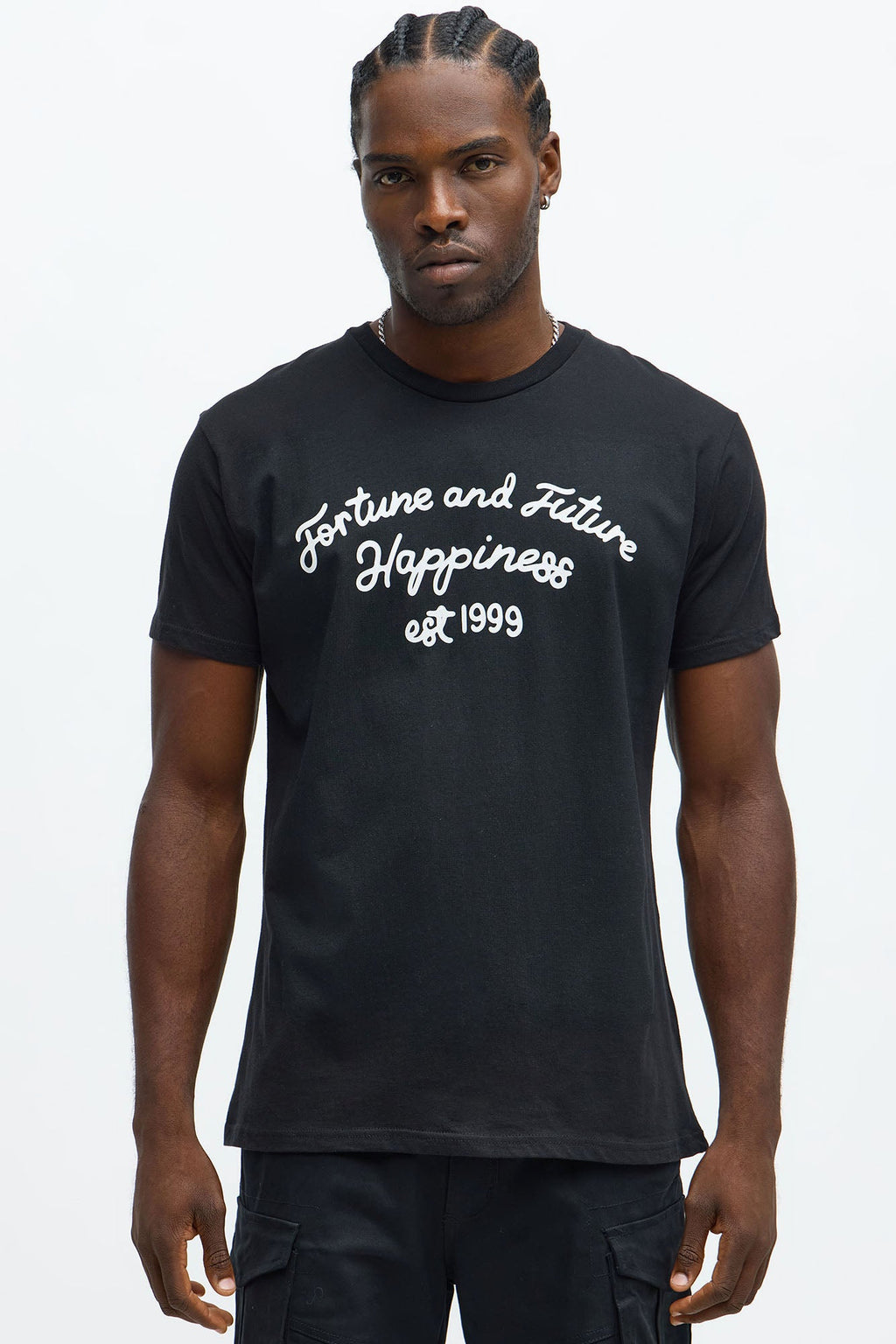 Fortune And Future Short Sleeve Tee - Black