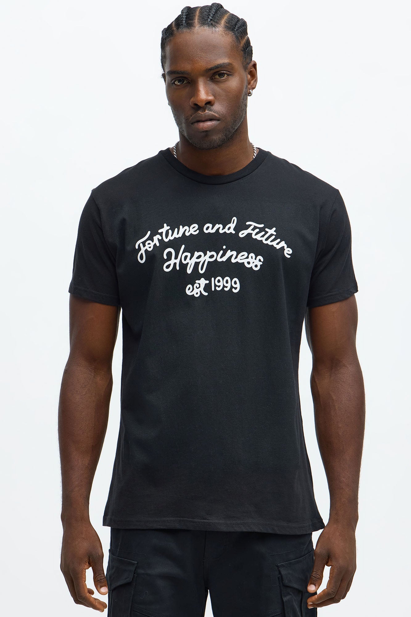 Fortune And Future Short Sleeve Tee - Black