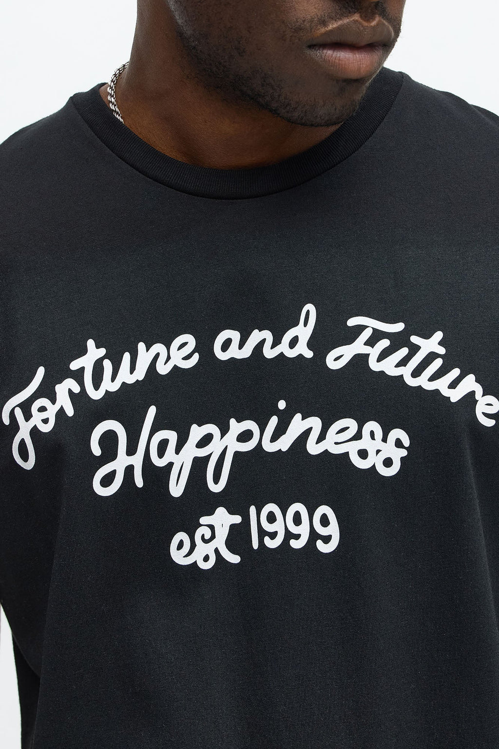 Fortune And Future Short Sleeve Tee - Black