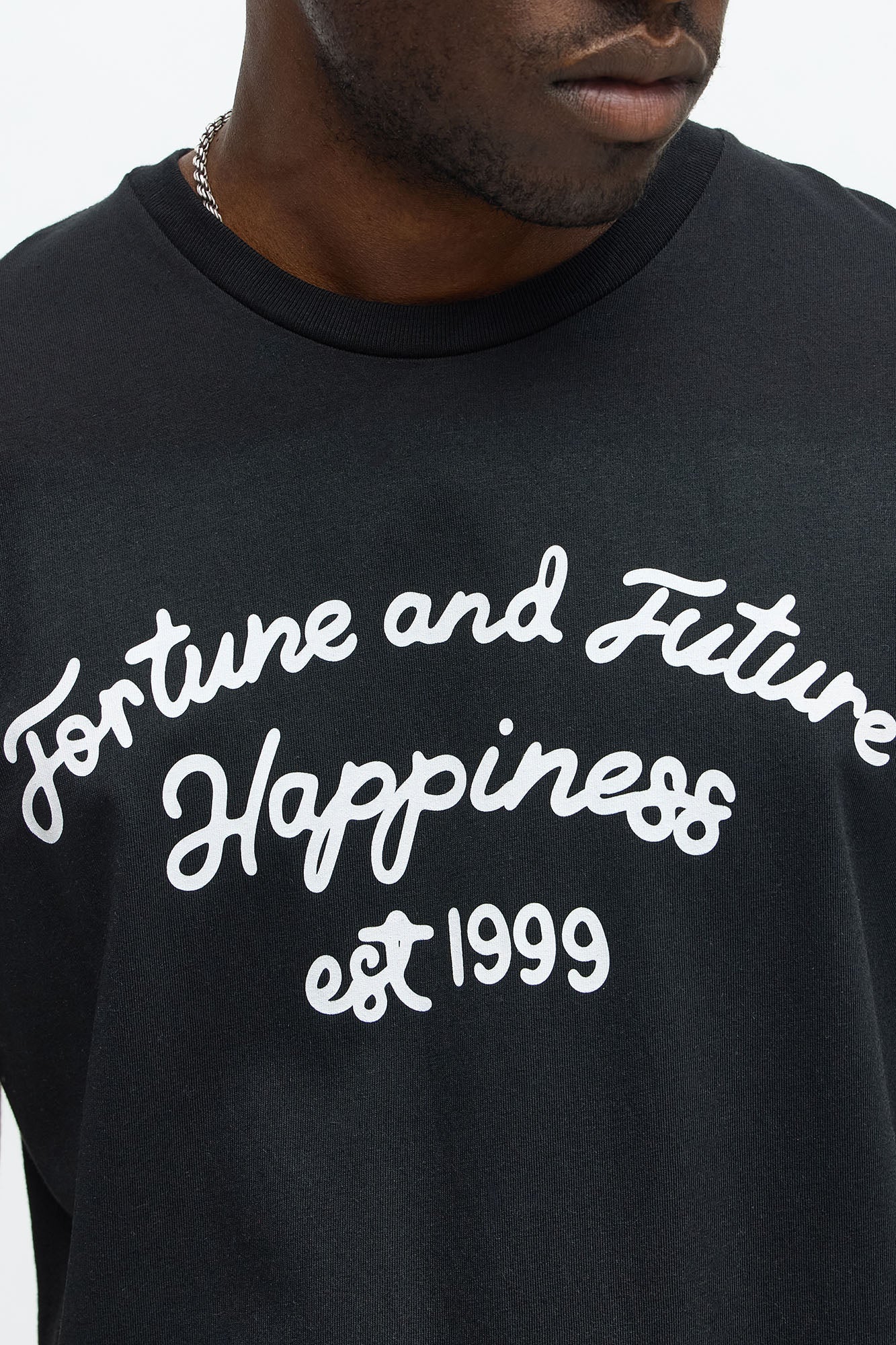 Fortune And Future Short Sleeve Tee - Black