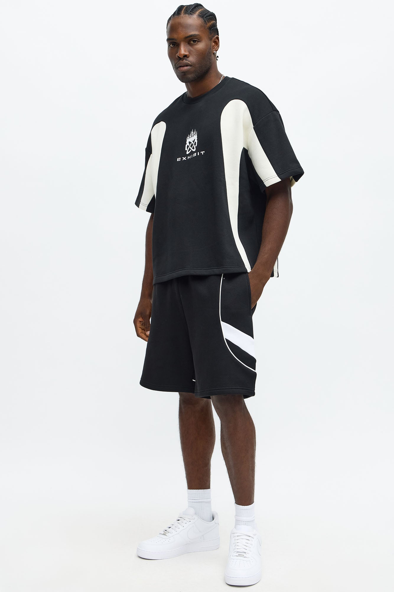 Tyson Relaxed Best Impression Shorts - Black/combo