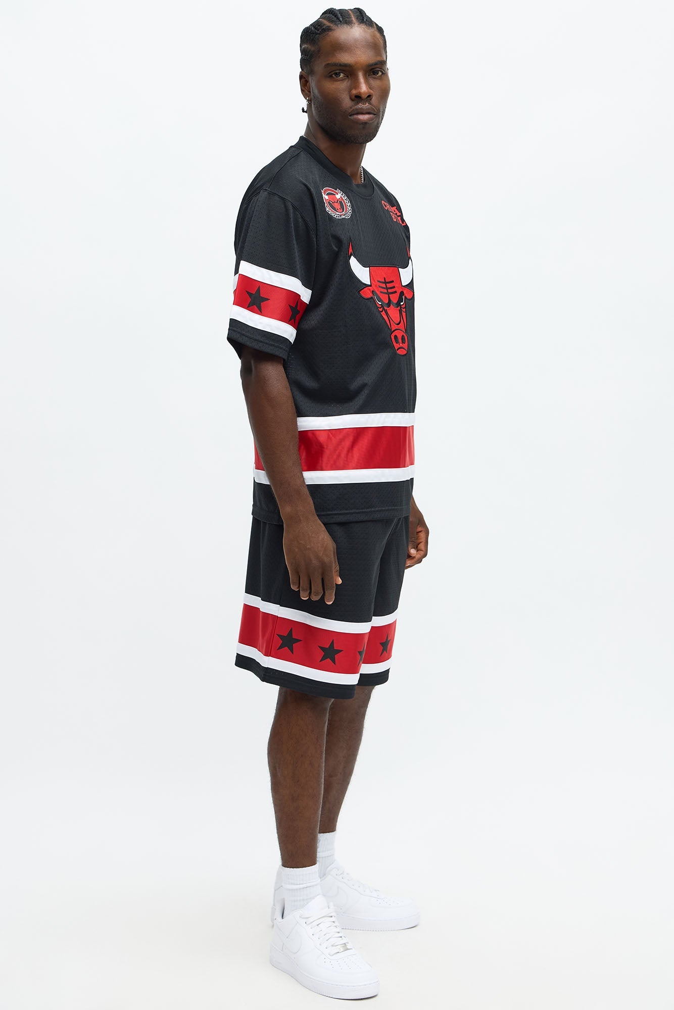 Bulls Believe The Hype Relaxed Shorts - Black