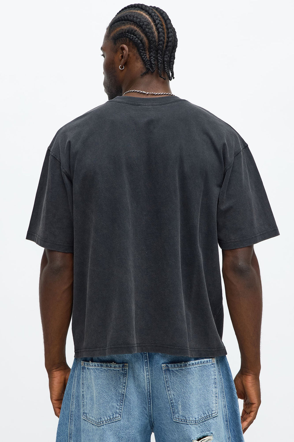 Lakers Slam Jam Oversized Short Sleeve Tee - Black