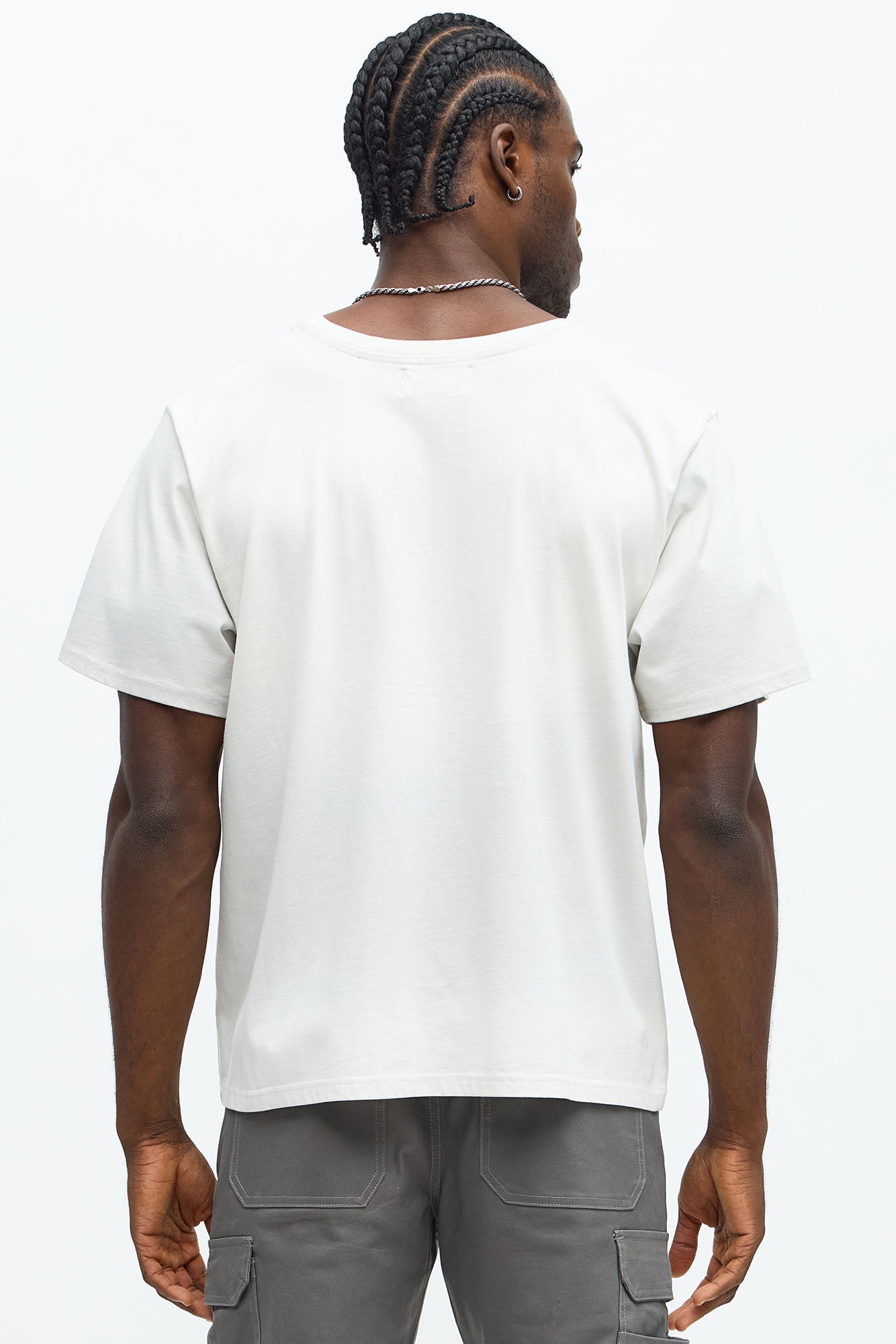 Saint Paint Splatter Short Sleeve Tee - White