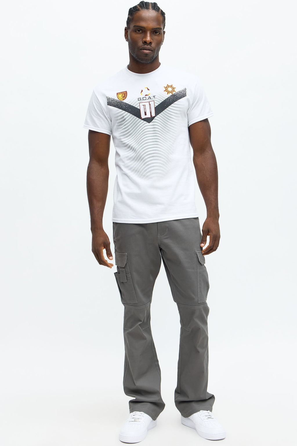 GOAT Soccer Club Short Sleeve Tee - White