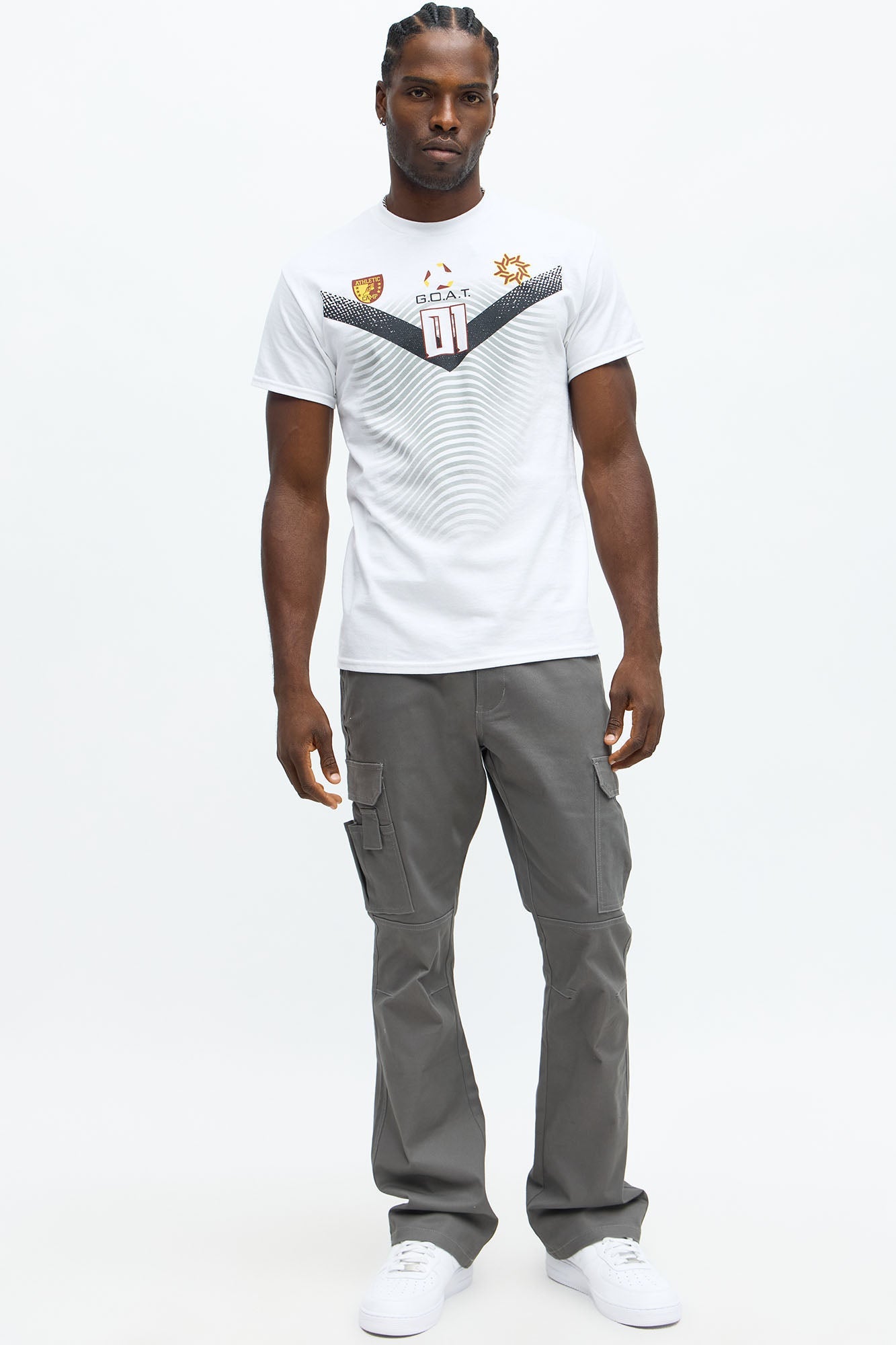 GOAT Soccer Club Short Sleeve Tee - White