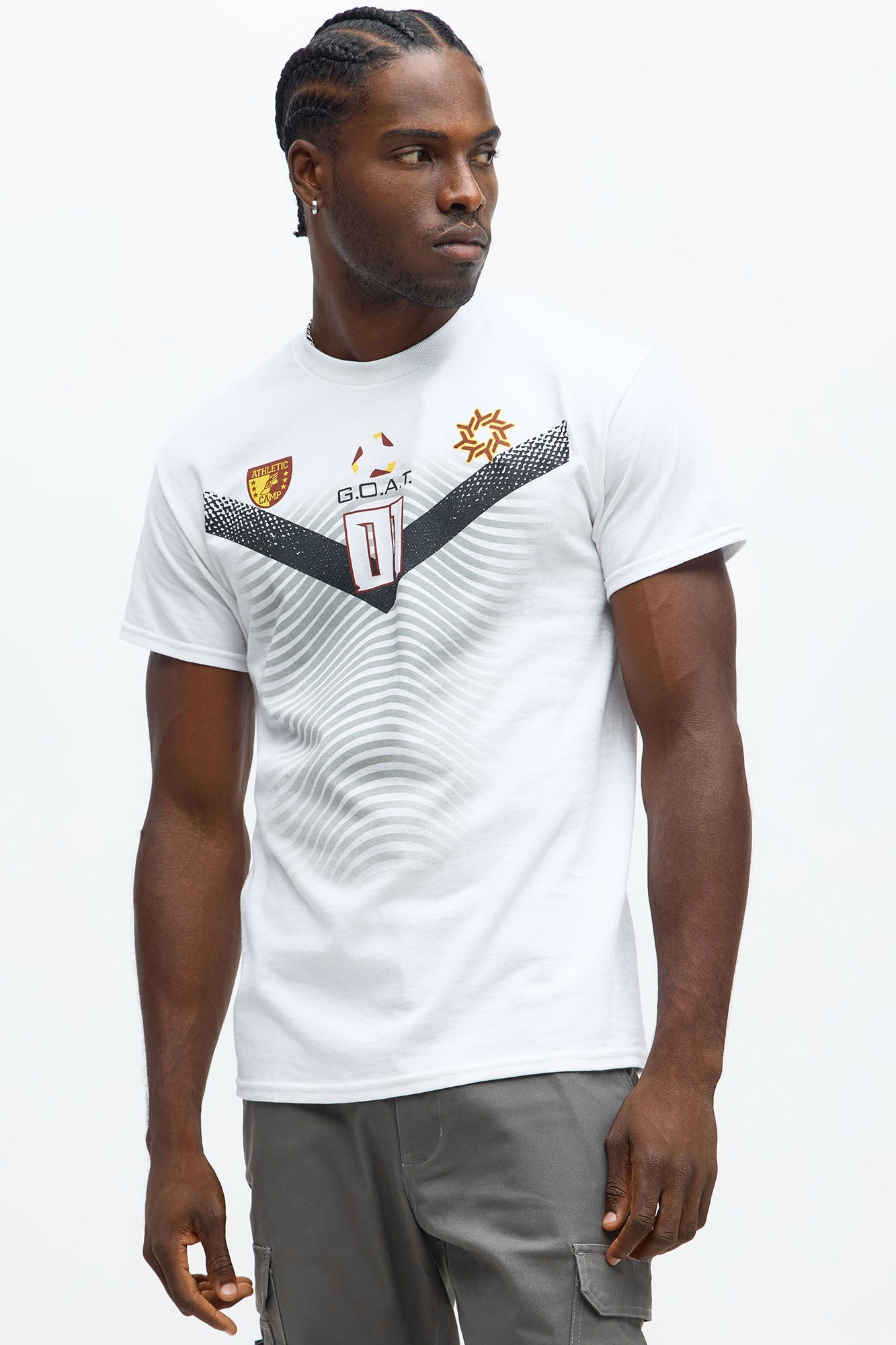 GOAT Soccer Club Short Sleeve Tee - White