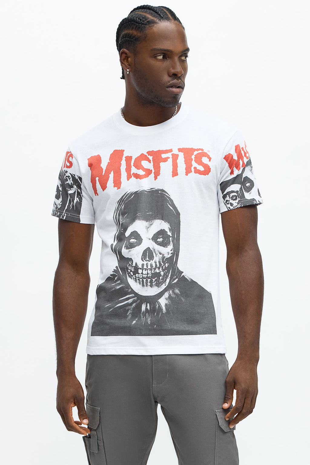Misfits American Psycho Short Sleeve Tee - White