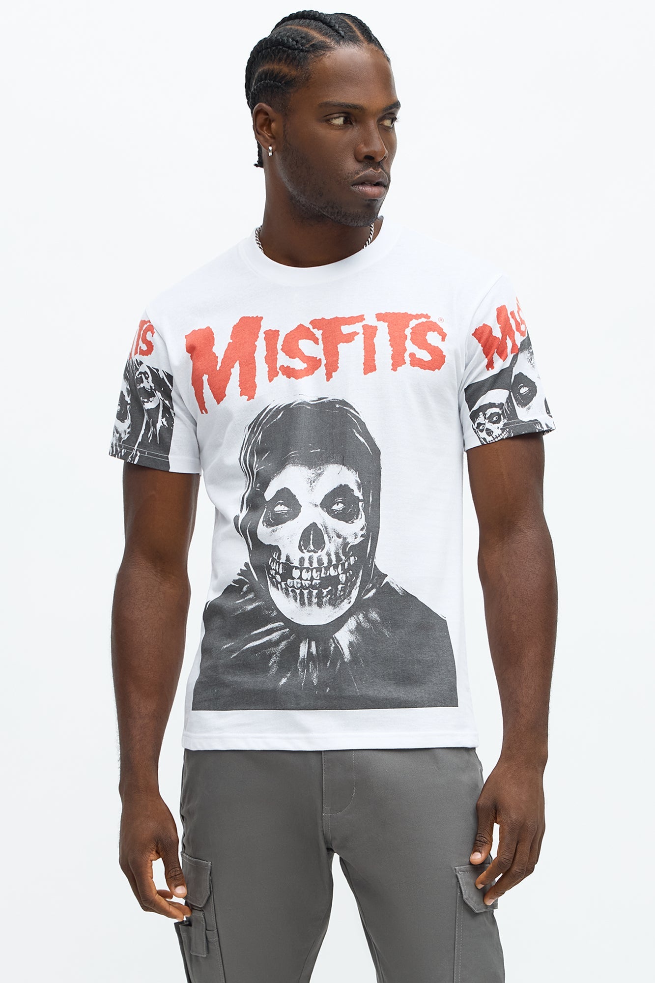 Misfits American Psycho Short Sleeve Tee - White